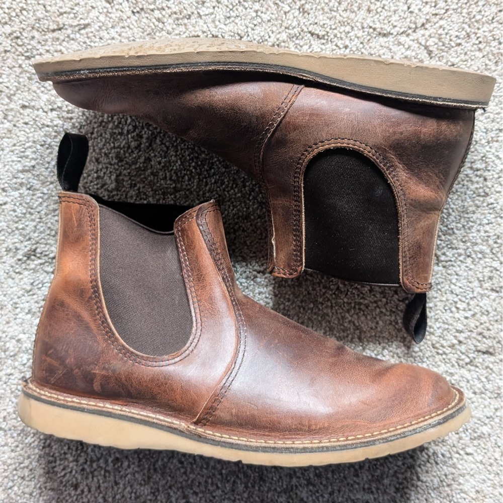 Red Wing Shoes Heritage Weekender Chelsea Boots Mens Sz 10.5 Leather Brown